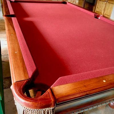 Custom Handcrafted African Teak 8ft Presidential Billiards Pool Table (from Austin Billiards)!